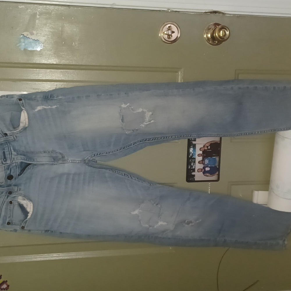 Mens Hollister Destress Skinny Jeans - Picture 1 of 7